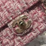 chanel as3782 mini flap bag 23p woolen enamel gold tone metal pink 16cm 003 luxibags.ru .jpg