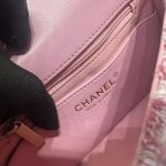 chanel as3782 mini flap bag 23p woolen enamel gold tone metal pink 16cm 009 luxibags.ru .jpg