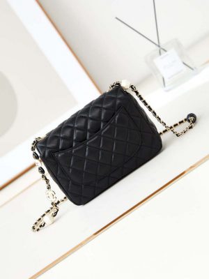 chanel as3783 small flap bag 23p lambskin gold tone metal 18 5 cm black 05 luxibags.ru .jpg
