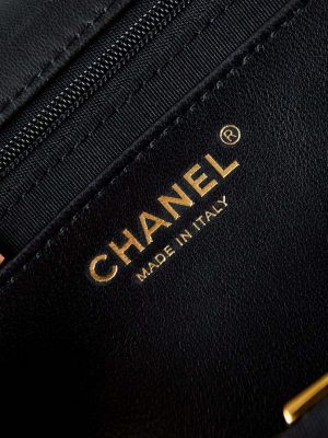 chanel as3783 small flap bag 23p lambskin gold tone metal 18 5 cm black 08 luxibags.ru .jpg