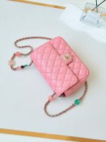 chanel as3783 small flap bag 23p lambskin gold tone metal 18 5 cm pink 06 luxibags.ru .jpg