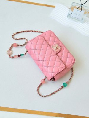 chanel as3783 small flap bag 23p lambskin gold tone metal 18 5 cm pink 06 luxibags.ru .jpg
