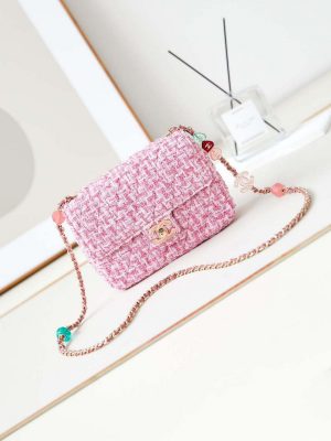 chanel as3783 small flap bag 23p tweed gold tone metal 18 5 cm pink 01 luxibags.ru .jpg