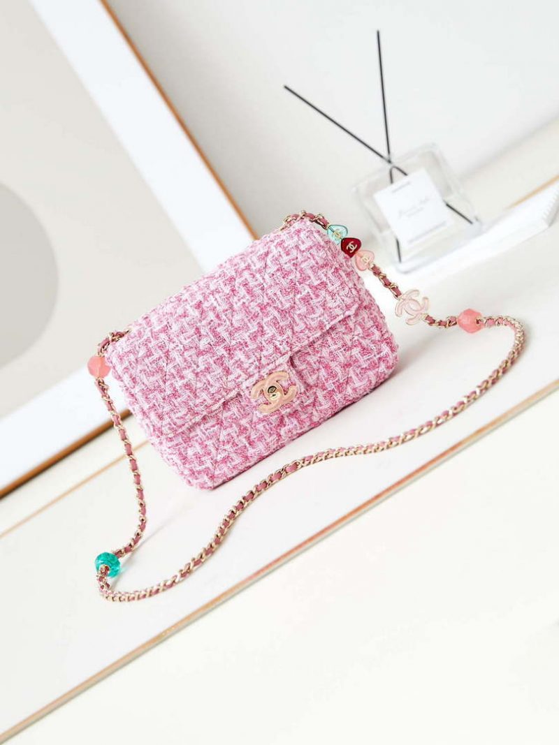 chanel as3783 small flap bag 23p tweed gold tone metal 18 5 cm pink 01 luxibags.ru .jpg