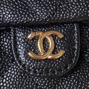 chanel as3787 small backpack grained shiny calfskin gold tone metal black 003 luxibags.ru .jpg