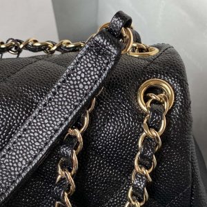 chanel as3787 small backpack grained shiny calfskin gold tone metal black 004 luxibags.ru .jpg