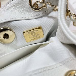 chanel as3787 small backpack grained shiny calfskin gold tone metal white 009 luxibags.ru .jpg