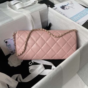 chanel as3791 flap bag lambskin pink 022 luxibags.ru .jpg