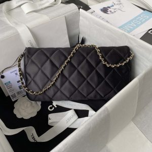chanel as3791 flap bag velvet and lambskin black 002 luxibags.ru .jpg