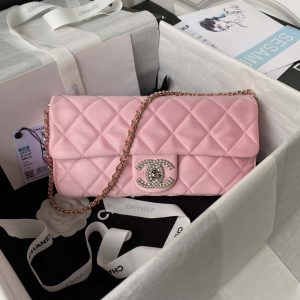 chanel as3791 flap bag velvet and lambskin pink 001 luxibags.ru .jpg