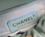 chanel as3793 small bucket bag lambskin resin gold tone metal light green 006 luxibags.ru .jpg