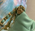 chanel as3793 small bucket bag lambskin resin gold tone metal light green 008 luxibags.ru .jpg