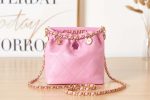 chanel as3793 small bucket bag lambskin resin gold tone metal pink 001 luxibags.ru .jpg