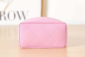 chanel as3793 small bucket bag lambskin resin gold tone metal pink 006 luxibags.ru .jpg
