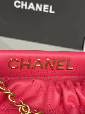 chanel as3793 small bucket bag lambskin resin gold tone metal red 004 luxibags.ru .jpg