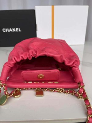 chanel as3793 small bucket bag lambskin resin gold tone metal red 008 luxibags.ru .jpg