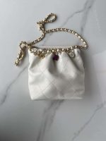 chanel as3793 small bucket bag lambskin resin gold tone metal white 009 luxibags.ru .jpg