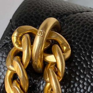 chanel as3828 mini flap chain bag black calfskin gold 006 luxibags.ru .jpg