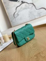chanel as3828 mini flap chain bag green calfskin gold 003 luxibags.ru .jpg