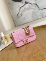 chanel as3828 mini flap chain bag pink calfskin gold 001 luxibags.ru .jpg