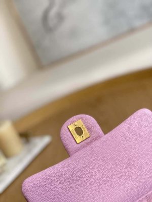 chanel as3828 mini flap chain bag pink calfskin gold 007 luxibags.ru .jpg
