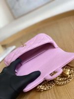 chanel as3828 mini flap chain bag pink calfskin gold 008 luxibags.ru .jpg