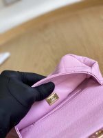 chanel as3828 mini flap chain bag pink calfskin gold 009 luxibags.ru .jpg