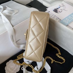 chanel as3829 mini flap chain bag gold calfskin gold 005 488c850b c287 4343 ab96 9578b6323608 luxibags.ru .jpg