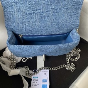 chanel as3829 small flap classic bag woc denim blue 007 luxibags.ru .jpg