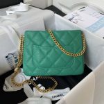 chanel as3830 small hobo handbag green calfskin gold 002 luxibags.ru .jpg