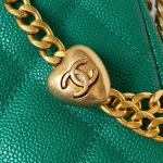 chanel as3830 small hobo handbag green calfskin gold 004 luxibags.ru .jpg