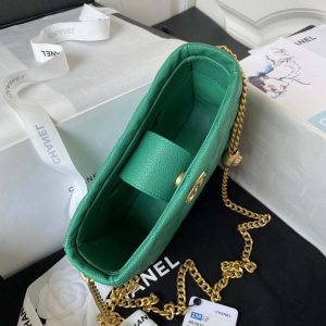 chanel as3830 small hobo handbag green calfskin gold 005 luxibags.ru .jpg