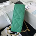 chanel as3830 small hobo handbag green calfskin gold 006 luxibags.ru .jpg