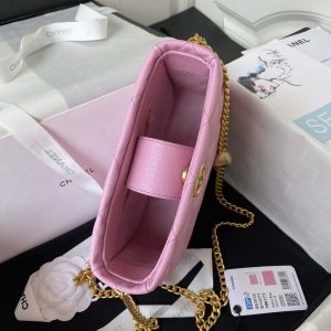 chanel as3830 small hobo handbag pink calfskin gold 006 luxibags.ru .jpg