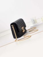 chanel as3855 flap bag with chain shiny lambskin gold tone metal black 002 luxibags.ru .jpg