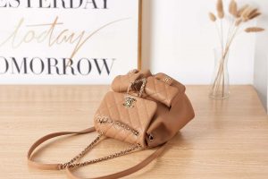 chanel as3860 backpack grained shiny calfskin gold tone metal brown 005 luxibags.ru .jpg