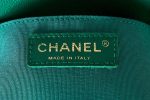 chanel as3860 backpack grained shiny calfskin gold tone metal green 008 luxibags.ru .jpg