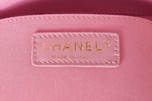 chanel as3860 backpack grained shiny calfskin gold tone metal pink 008 luxibags.ru .jpg