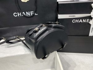 chanel as3860 backpack shiny lambskin gold black 003 luxibags.ru .jpg