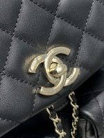 chanel as3860 backpack shiny lambskin gold black 005 luxibags.ru .jpg