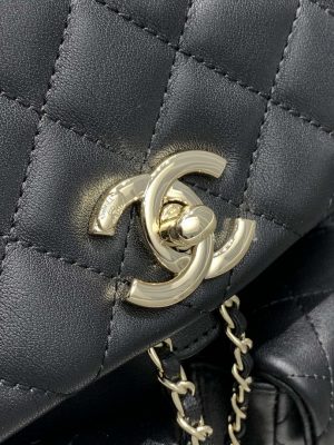 chanel as3860 backpack shiny lambskin gold black 005 luxibags.ru .jpg