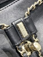 chanel as3860 backpack shiny lambskin gold black 006 luxibags.ru .jpg