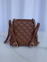 chanel as3860 backpack shiny lambskin gold brown 003 luxibags.ru .jpg