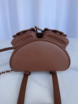 chanel as3860 backpack shiny lambskin gold brown 004 luxibags.ru .jpg