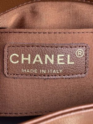 chanel as3860 backpack shiny lambskin gold brown 009 luxibags.ru .jpg