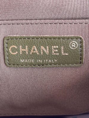 chanel as3860 backpack shiny lambskin gold dark green 009 luxibags.ru .jpg