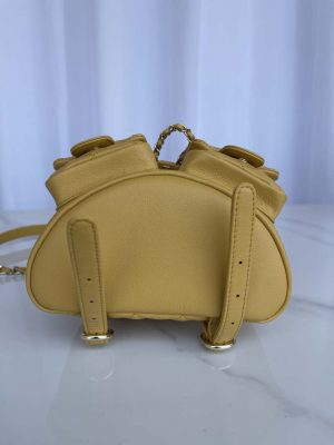 chanel as3860 backpack shiny lambskin gold yellow 004 luxibags.ru .jpg