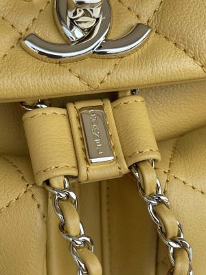 chanel as3860 backpack shiny lambskin gold yellow 005 luxibags.ru .jpg