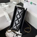 chanel as3886 mini flap bag with top handle shiny calfskin black gold 006 luxibags.ru .jpg