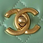 chanel as3886 mini flap bag with top handle shiny calfskin green gold 003 luxibags.ru .jpg